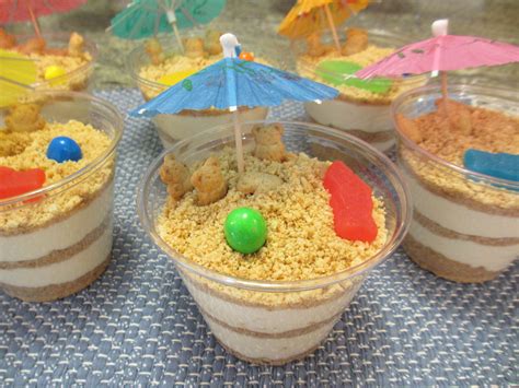 There's no reason not to have a little something sweet with your favorite cup of tea. June Feast: Sand Pudding Cups, recipe, dessert, beach ...