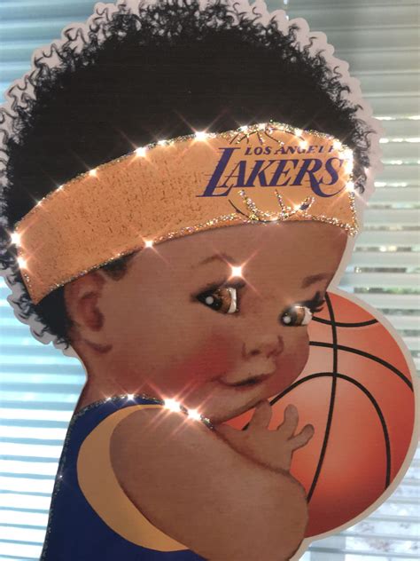 Lakers Basketball Baby Boy Baby Shower African American Baby Etsy