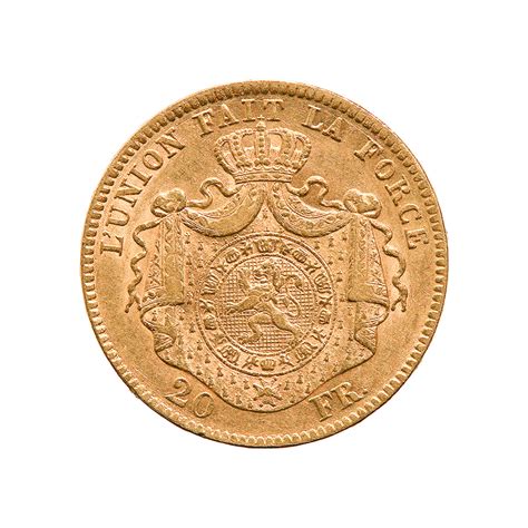 Belgium 20 Franc Leopold Ii Gold Coin Golden Eagle Coins