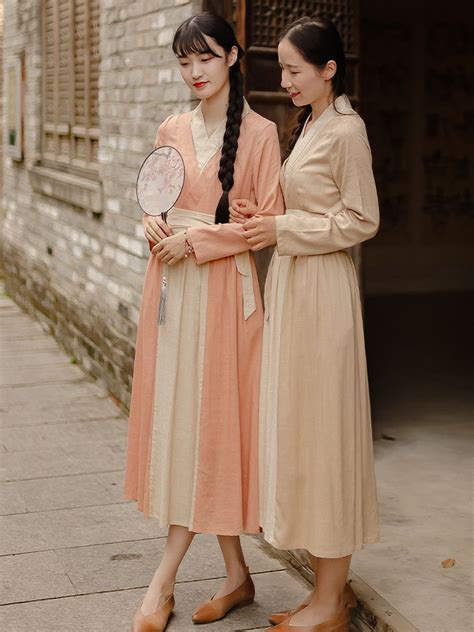 Cotton Linen Women Summer Dress Fashion Hanfu