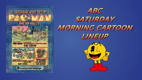 Abc Saturday Morning Cartoon Lineup 1982 Youtube