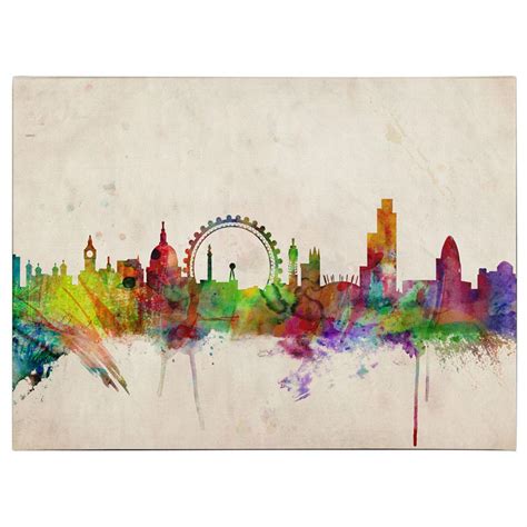 Michael Tompsett London Skyline Canvas Art 311011 Wall Art At