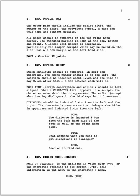 Play Format Template Elegant How To Format A Screenplay Word Template