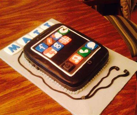 I Phone Cake Fondant Cakes Cake Fondant