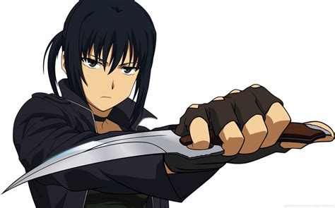 Guy Knife Warrior Anime Hd Wallpaper Wallpapers View