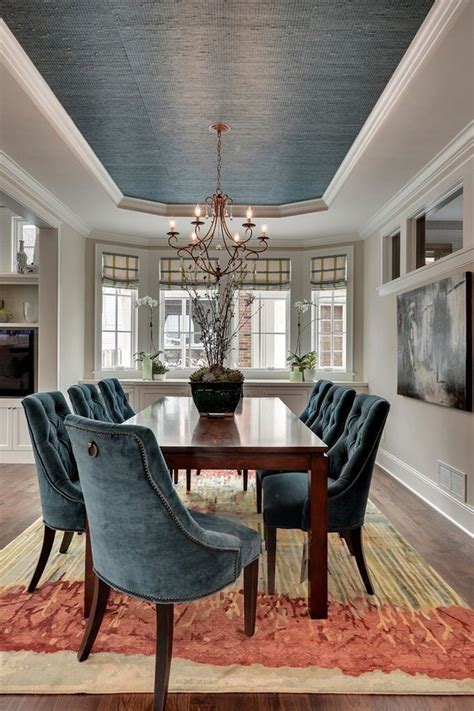Just look out for a couple of things like how much space the dining room ceiling lights has? How To Paint Your Tray Celing | Dining room ceiling ...