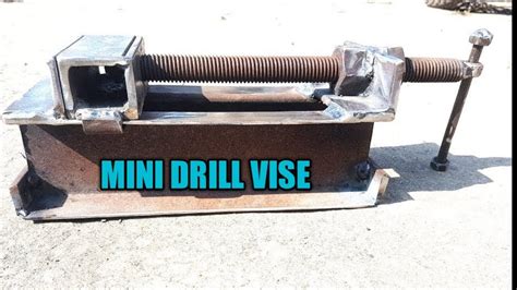 Homemade Drill Press Vise How To Make A Mini Vise Youtube