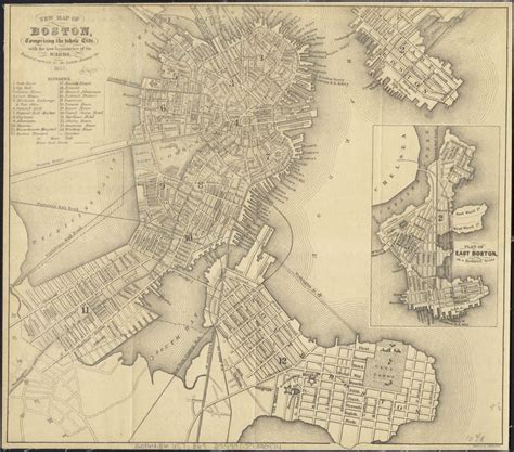 All Sizes New Map Of Boston Comprising The Whole City With The New