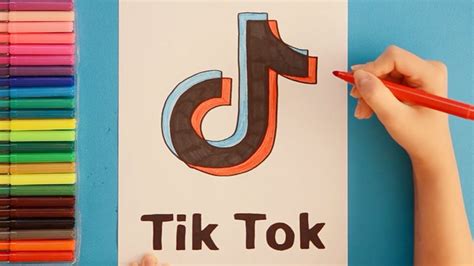 Kleurplaat Tiktok Kleurplaat TikTok Logo Leukekleurplaten Nl