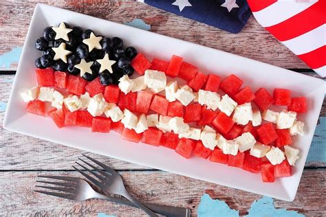 Healthy Patriotic Snack Recipe For Memorial Day