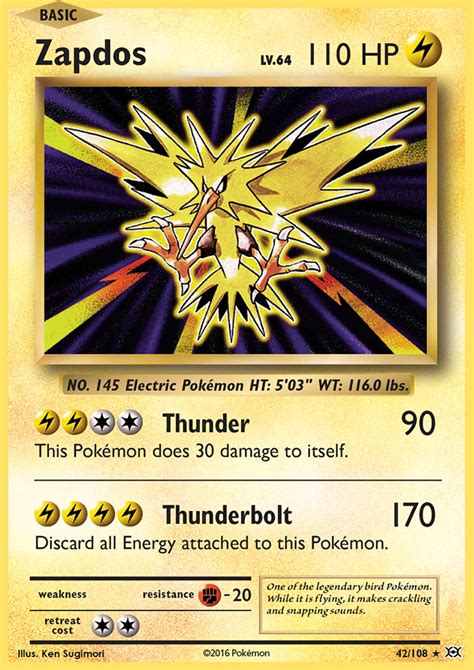 Check spelling or type a new query. Zapdos (Evolutions EVO 42) — PkmnCards