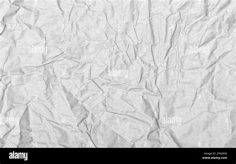 Crumpled Craft Paper Texture Abstract Gray Paper Background Stock