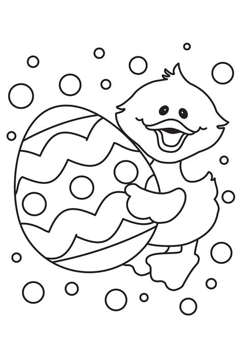 Easter Coloring Pages for childrens printable for free