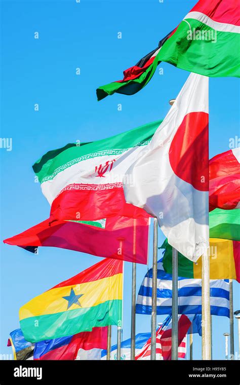 Waving Flags World Hi Res Stock Photography And Images Alamy