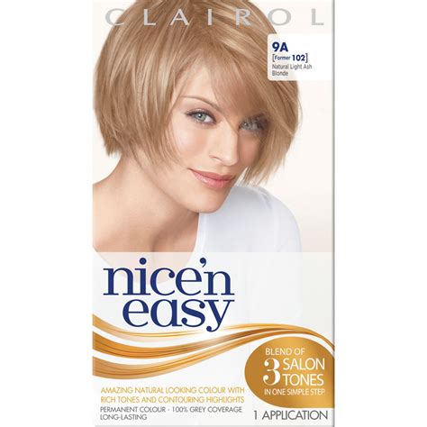 Aqua, ethoxydiglycol, propylene glycol, ammonium so you can be confident the results will look as good as they make you feel. Nice'n Easy Permanent Hair Dye