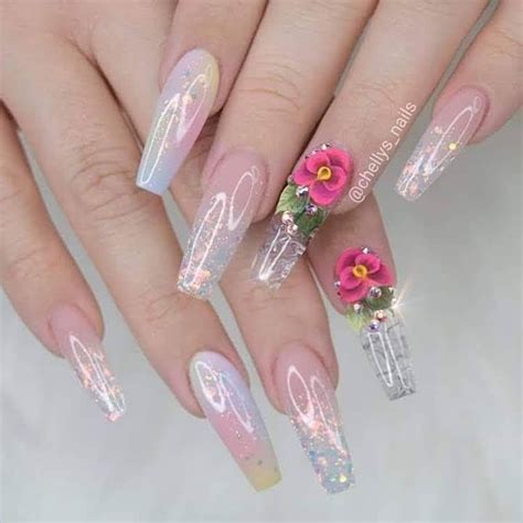 Pin By Ambar Pardo Chaparro On Uñas Quinceanera Nails Luxury Nails