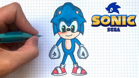 Come Disegnare Sonic Facile Easy Drawings Dibujos Faciles Dessins