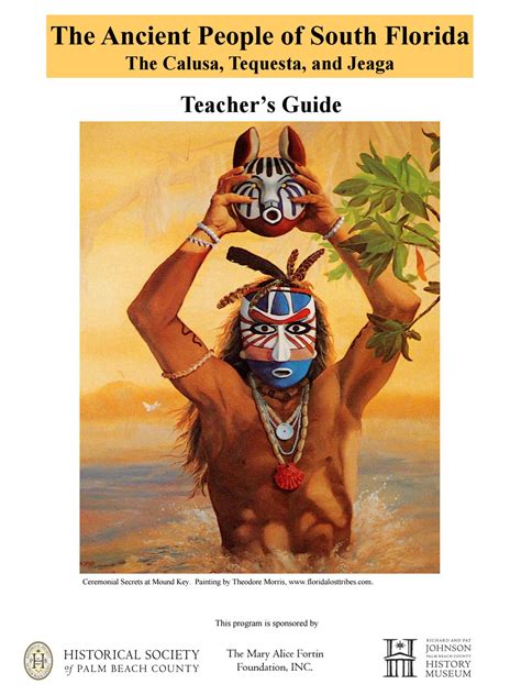 Ancient People Of South Florida Educators Guide By Historical Society