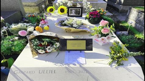 Tombe de Gaspard ULLIEL cimetière du père Lachaise Paris YouTube
