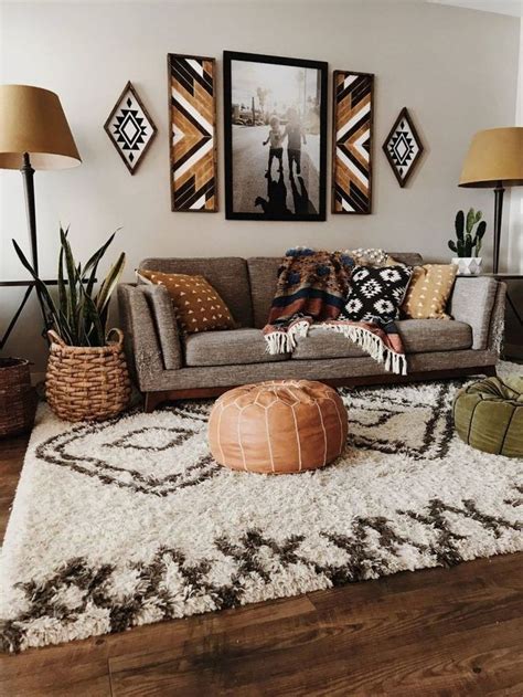 34 The Best Rustic Bohemian Living Room Decor Ideas In 2020 Bohemian