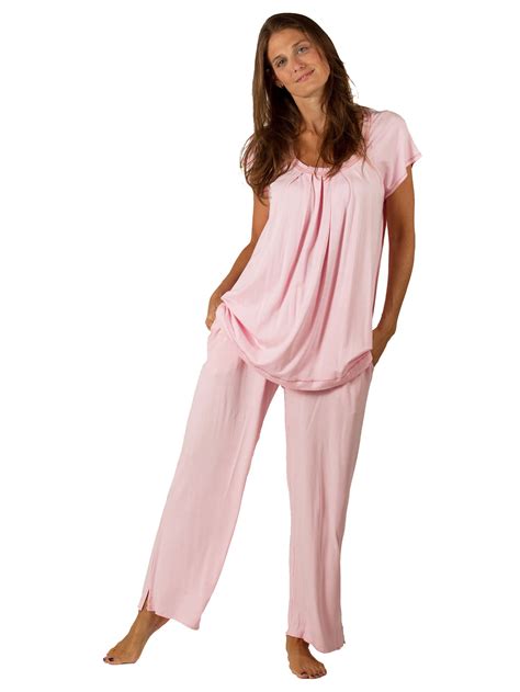 Womens Pajamas In Bamboo Viscose Bamboo Bliss Cozy Sleepwear Set By Texere