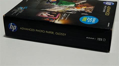 Hp Advanced Photo Paper Glossy 4x6 100 Sheetspack Glossy W Extra