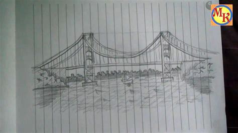 Jembatan pejalan kaki / penyebrangan (pedestrian bridge). Sketsa Gambar Jembatan Ampera | Sobsketsa