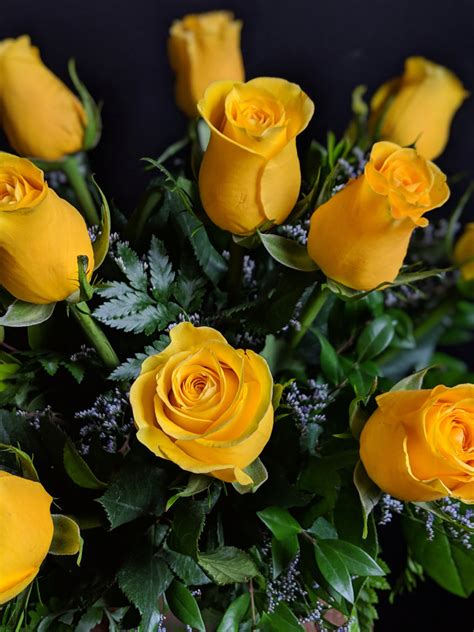 Yellow Rose Bouquet Ithaca Flower Shop