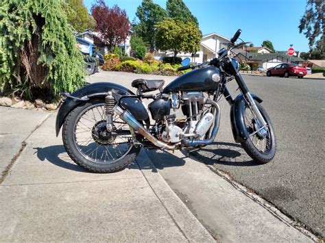1953 Ajs 18s Rusted Chrome