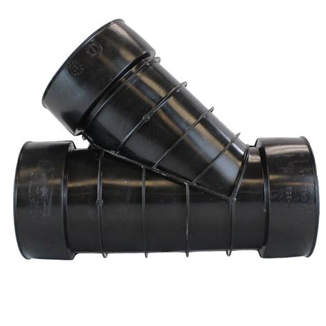Ads 4 In X 4 In 45 Degree Corrugated Wye Fittings In The Corrugated
