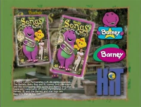 Opening And Closing To Barney Songs From The Park 2004 Paramount Home