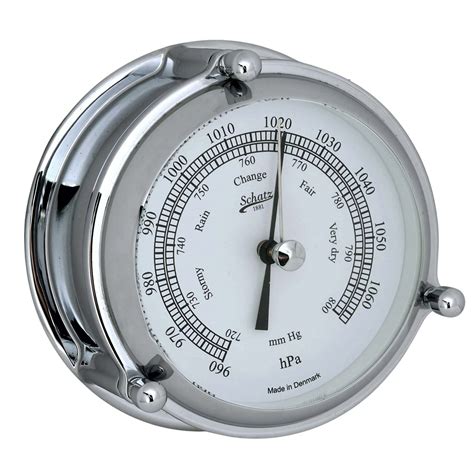 Schatz Mini Ocean Barometer Chrom 403b Pamperin Travemünde