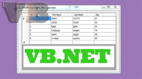 VB NET How To Populate DataGridView From DataTable In VB NET With