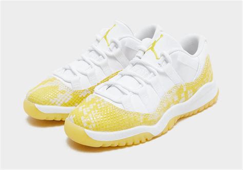 Air Jordan 11 Low Yellow Snakeskin Ah7860 107