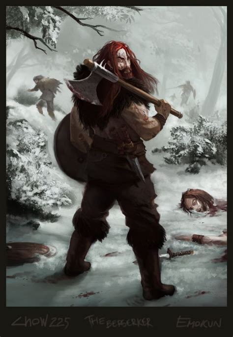 Viking Berserker Concept Art Characters
