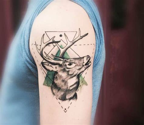 Deer Tattoo By Trudy Lines Tattoo Post 15855