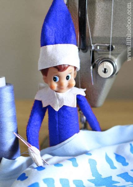 Blue Elf On The Shelf