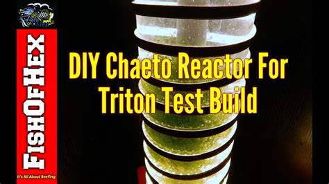 Biopellet reactor diy build to lower nitrates in saltwater aquarium. DIY Chaeto Reactor For Triton Method Test Build - YouTube