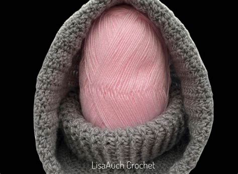 Crochet Turtleneck Hooded Cowl Akathe Coodie Hooded Cowl Crochet