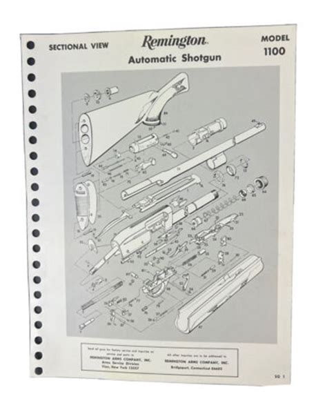 Remington 1100 Parts Schematic