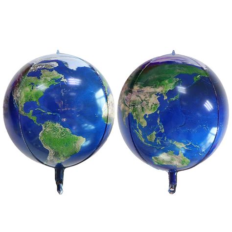 22 Inch See The Earth Planet From Space Helium Foil Orbz Balloons