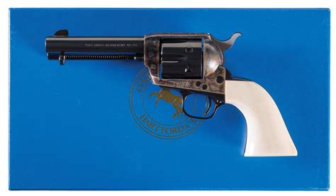 Black Powder Frame Colt 3rd Gen Single Action Army Revolver Rock