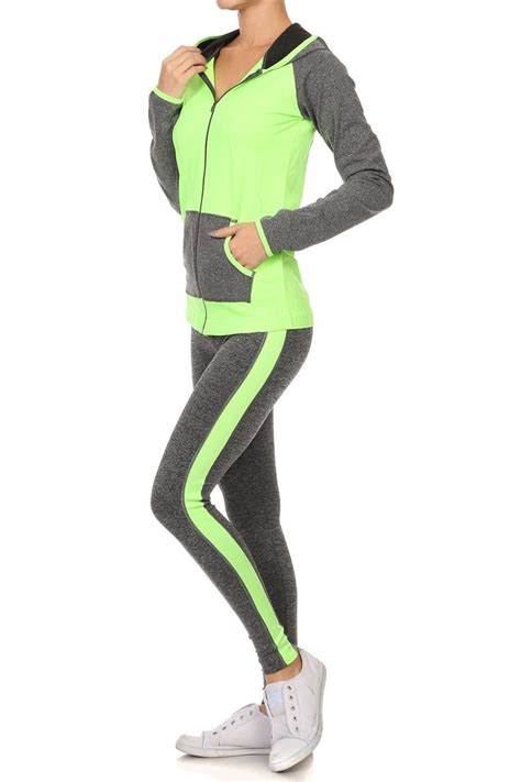 Color 5 Activewear Sets Jk14770 − New Outfits
