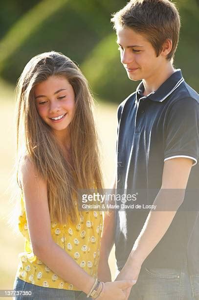 Shy Teen Couple Stock Fotos Und Bilder Getty Images