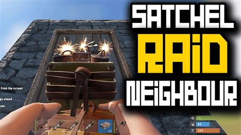 SATCHEL CHARGES FOR OUR NEIGHBOUR Rust Solo Survival Gameplay 45