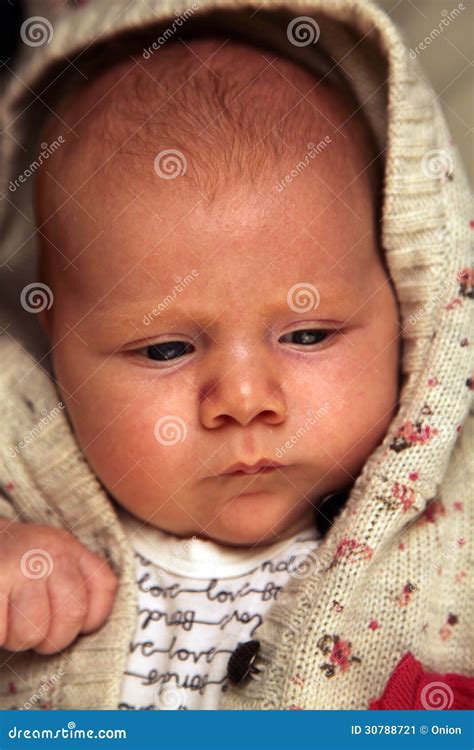 Cute Caucasian Baby Stock Image Image Of Caucasian Childhood 30788721