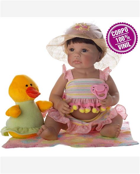 Riachuelo Boneca Laura Doll Newborn Heloisa Shiny Toys