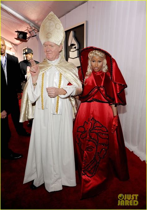 Nicki Minaj Grammys With The Pope Photo 2628219 2012 Grammy