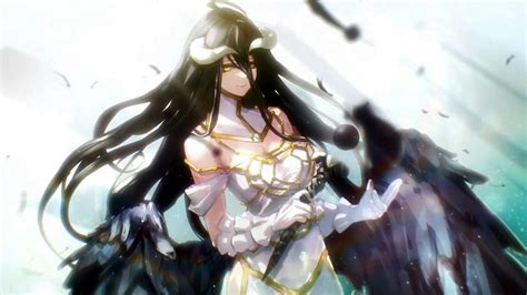 Wallpaper Albedo Overlord Anime Overlord Gadis Anime Tanduk Mata