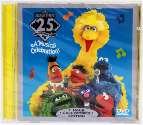 New Sesame Street 25th Birthday Anniversary Dvd Movie A Musical
